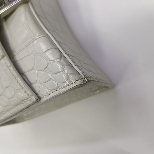 Hourglass XS Calfskin White