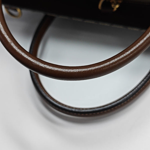 Retro Small Monogram Coated Canvas Brown