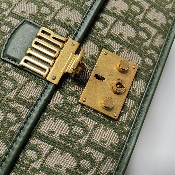 Dioraddict Oblique Canvas Green