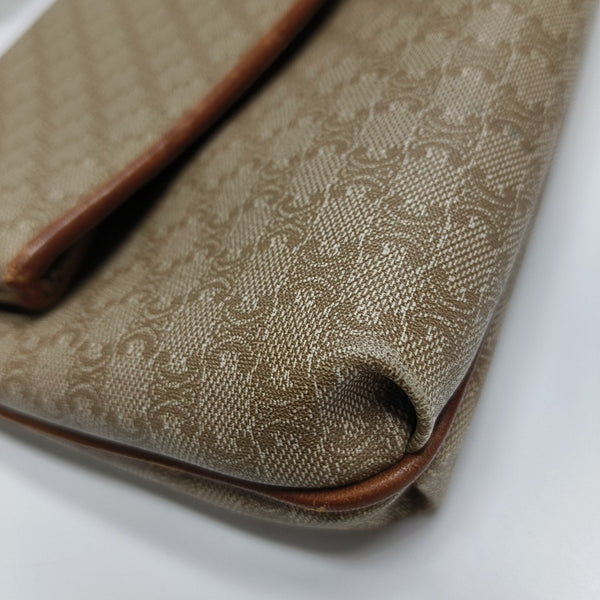 MACADAM CLUTCHES Coated Canvas Beige