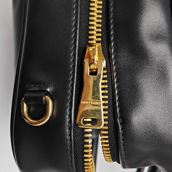 Beau Large Calfskin Black