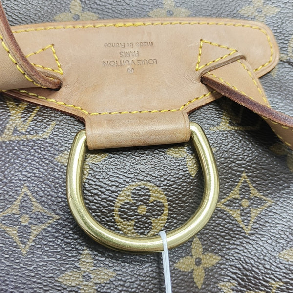 MONTSOURIS MM Monogram Coated Canvas Brown