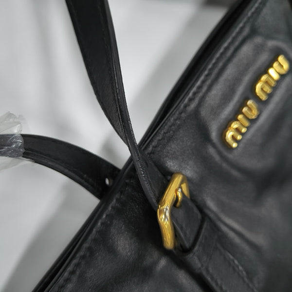 Calfskin Tote Bag Black