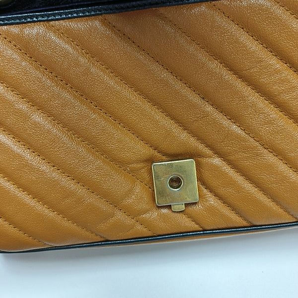 GG Marmont Medium Quilted Calfskin Yellow
