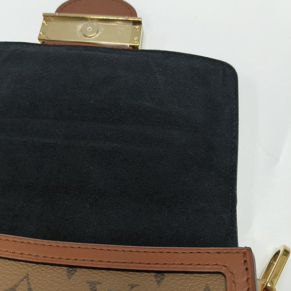DAUPHINE Mini Monogram Coated Canvas Brown