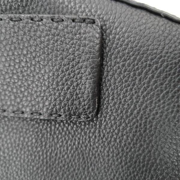 Calfskin Shoulder Bag Black