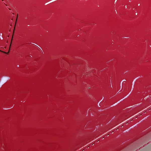 ALMA BB Monogram Patent Leather Red