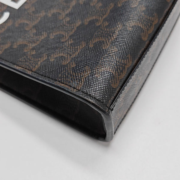CABAS CELINE Mini Coated Canvas Brown