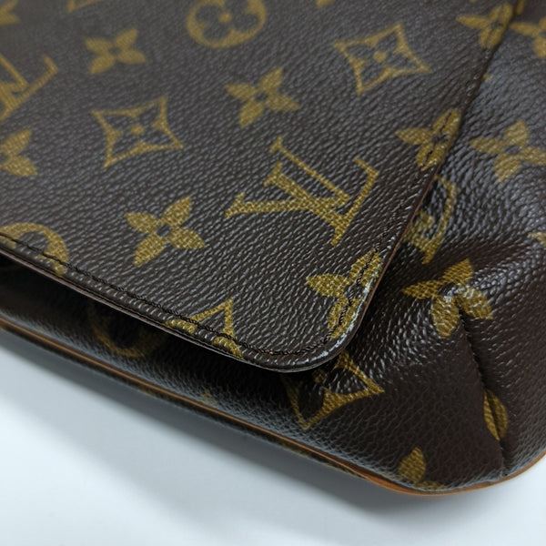 MUSETTE TANGO Monogram Coated Canvas Brown