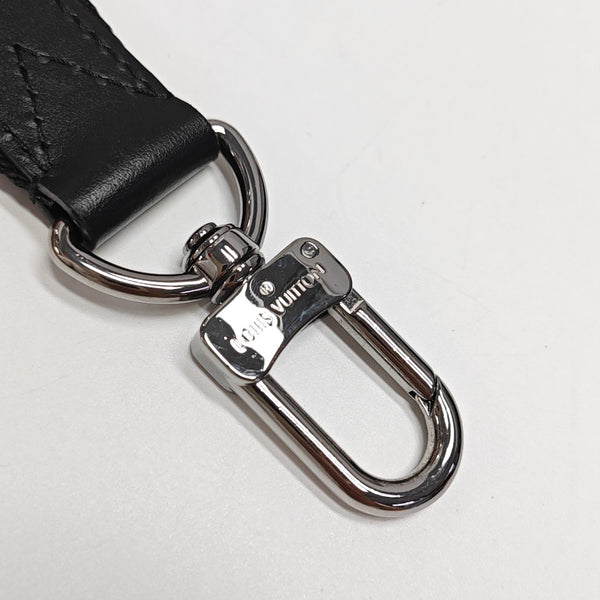 KEEPALL 25 Monogram Coated Canvas Black