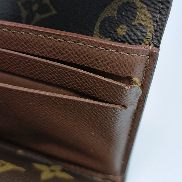ROSALIE Monogram Coated Canvas Brown Wallet