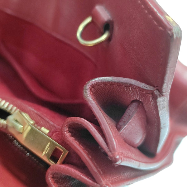 Authenticated pre-owned SAC DE JOUR Small Calfskin Red - Shoulder Bag at Looply