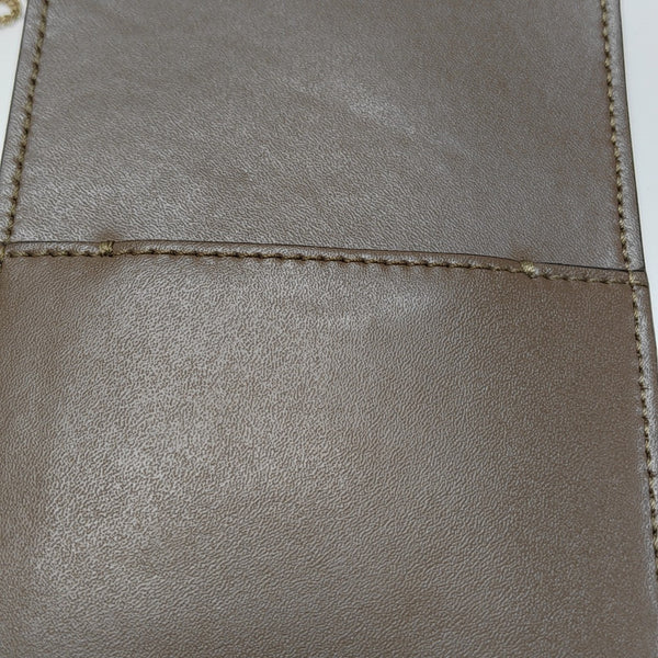 Calfskin Shoulder Bag Brown