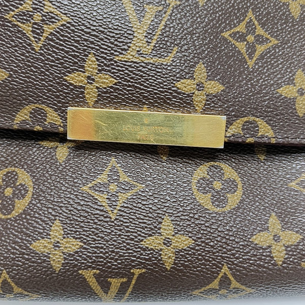 FAVORITE PM Monogram Coated Canvas Brown