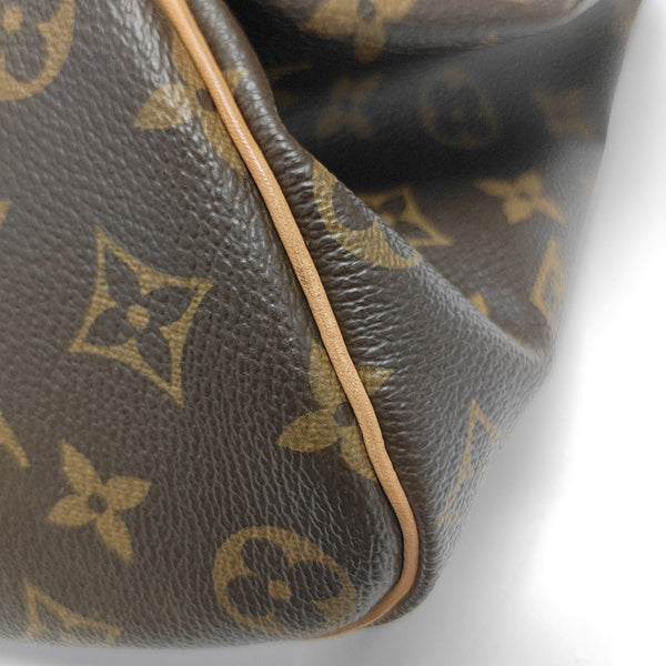 SPEEDY 35 Monogram Coated Canvas Brown