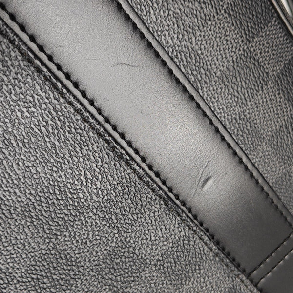 STEEVE Damier Graphite Coated Canvas Gray