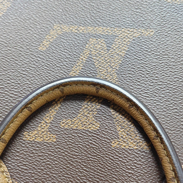 ONTHEGO MM Monogram Coated Canvas Brown