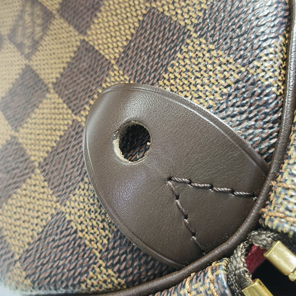 SPEEDY 25 Damier Ebene Coated Canvas Brown
