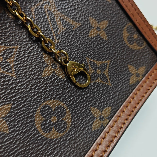 DAUPHINE WOC Monogram Coated Canvas Brown