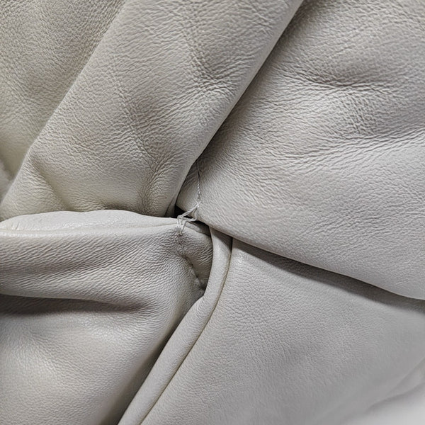 Lambskin Top Handle Bag White