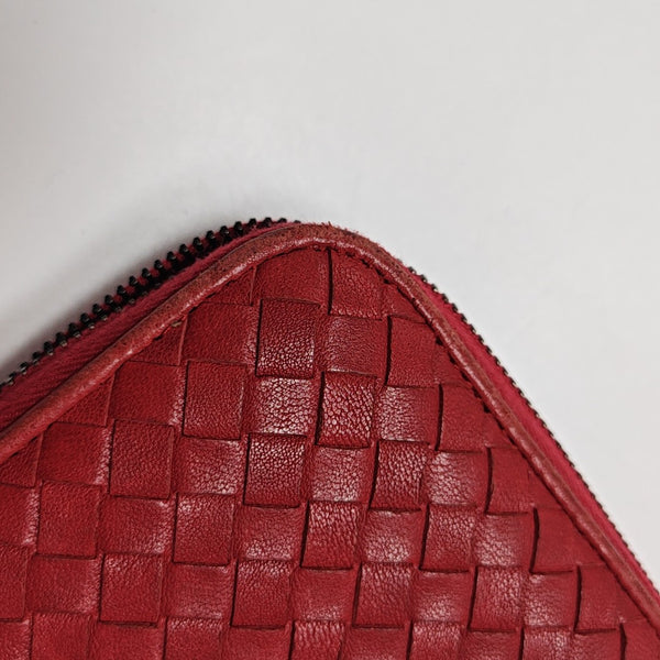 Calfskin Wallet Red