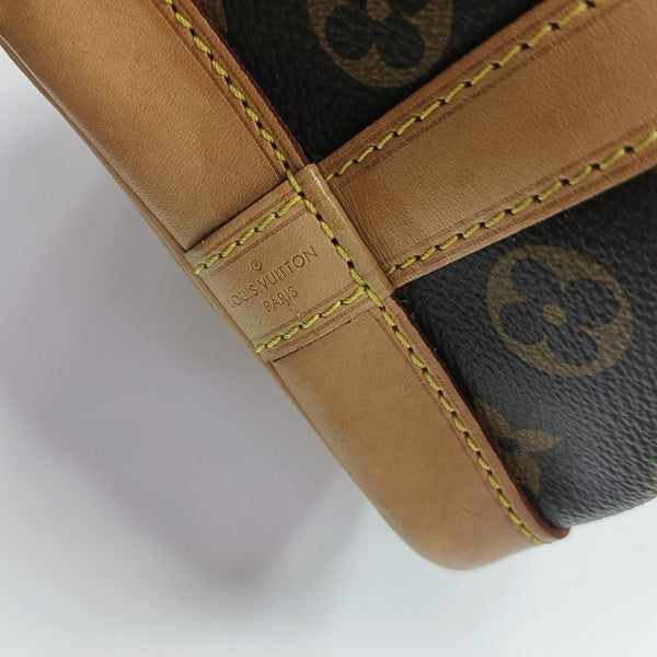 NOÉ BB Monogram Coated Canvas Brown