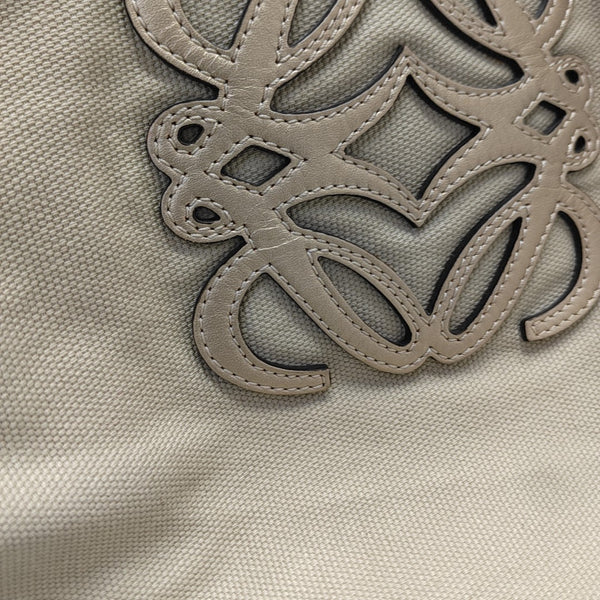 Canvas Top Handle Bag Beige