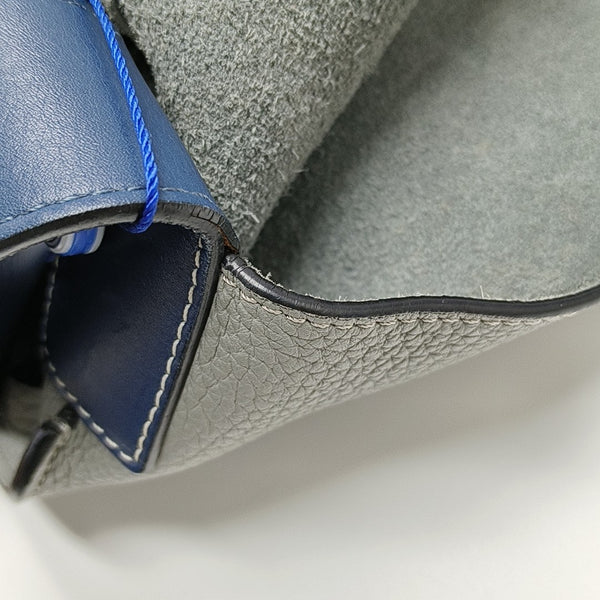 Calfskin Shoulder Bag Gray