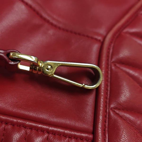 Miu Confidential Quilted Lambskin Red