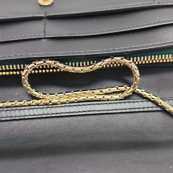 SERPENTI FOREVER Quilted Calfskin Black
