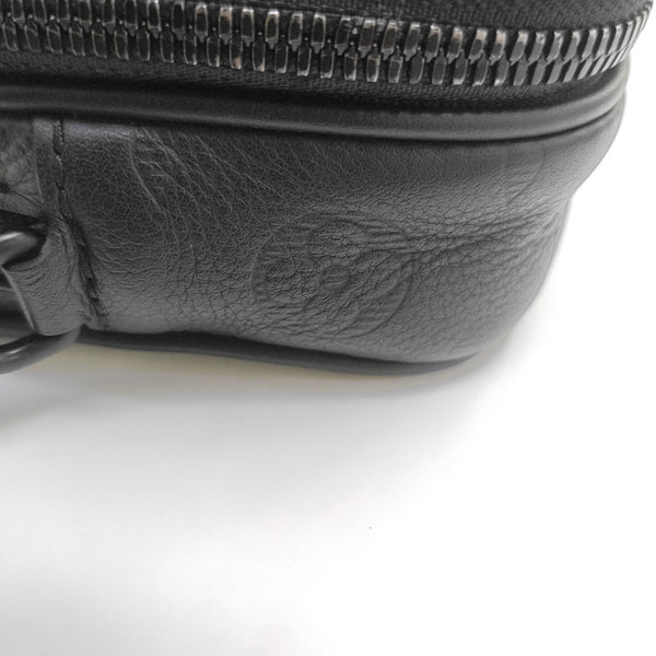 ALPHA Mini Monogram Calfskin Black