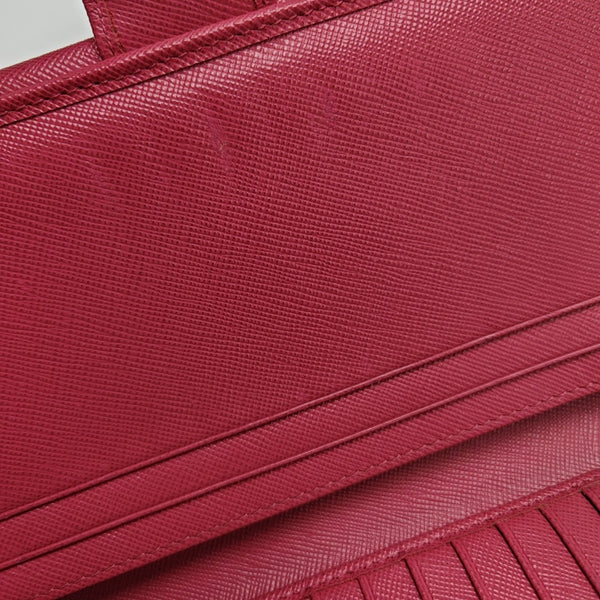 Calfskin Wallet Red