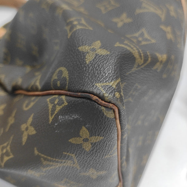 SAC SOUPLE 55 Monogram Coated Canvas Brown