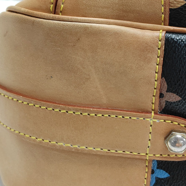 LV × TM GRETA Monogram Coated Canvas Black