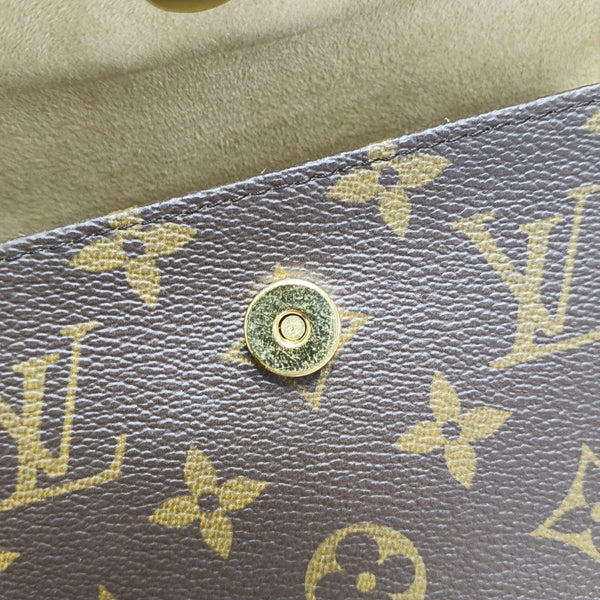 FLORENTINE Monogram Coated Canvas Brown