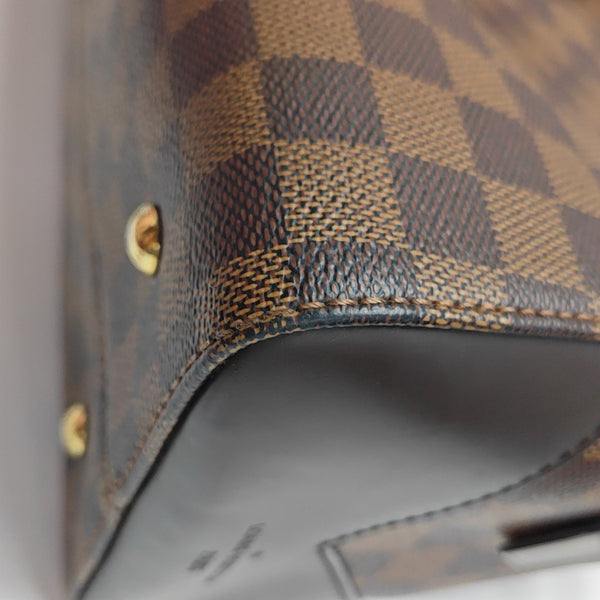 KENSINGTON BOWLING Damier Ebene Coated Canvas Brown