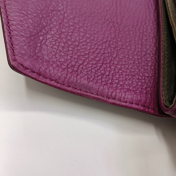 Calfskin Shoulder Bag Purple