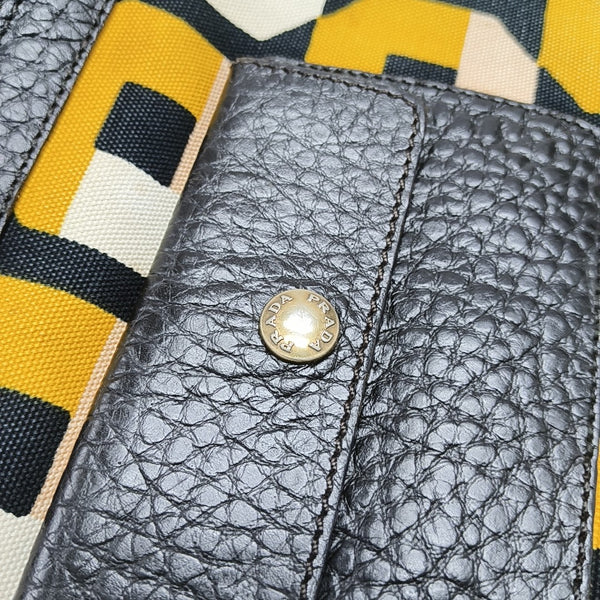 Canvas Top Handle Bag Multicolor