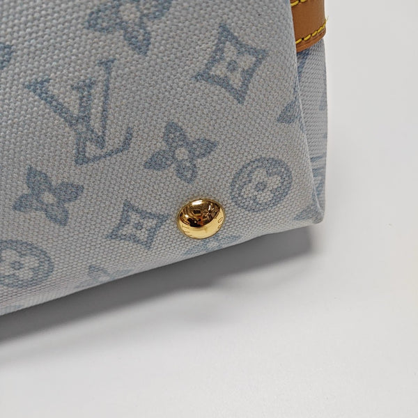 CARRYALL PM Monogram Coated Canvas Blue