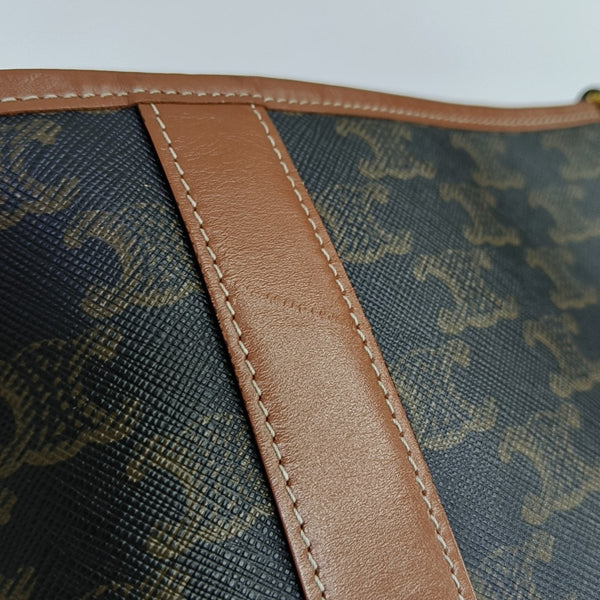 TRIOMPHE CANVAS Small Coated Canvas Brown