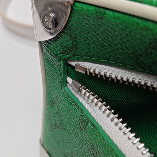 SOFT TRUNK Mini Monogram Coated Canvas Green