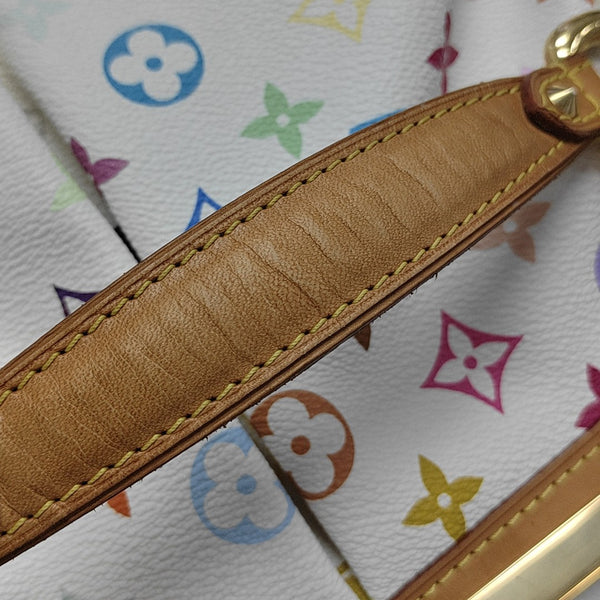 JUDY MM Monogram Coated Canvas White