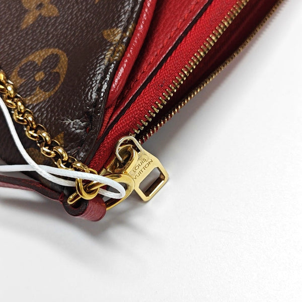 PALLAS Monogram Coated Canvas Brown