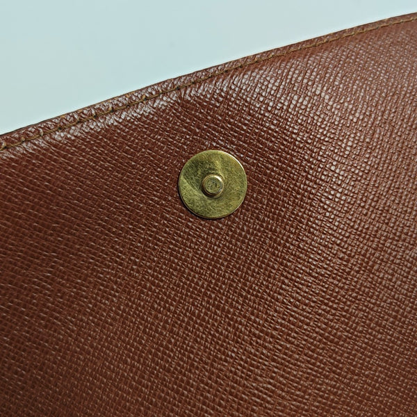MUSETTE TANGO Monogram Coated Canvas Brown