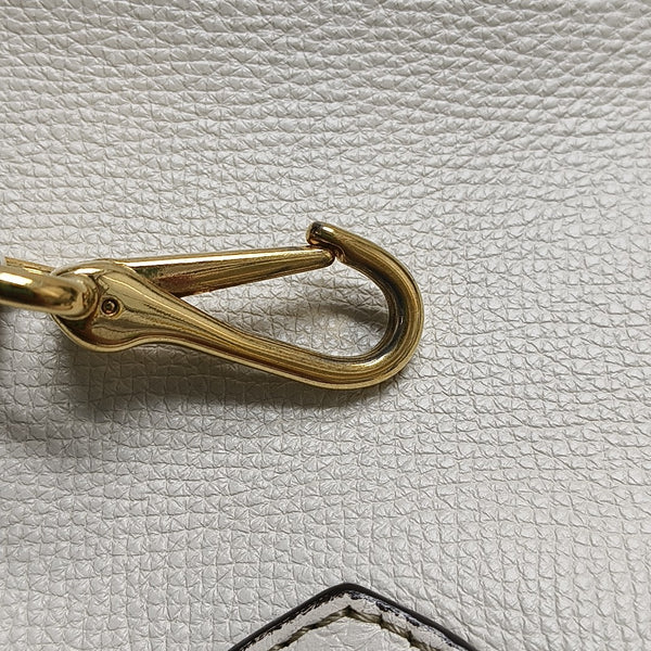 The Banner Small Calfskin Beige