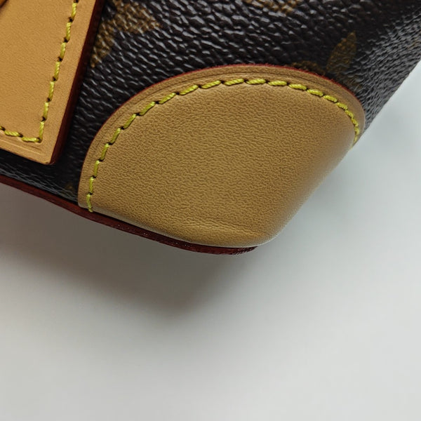 NOÉ Mini Monogram Coated Canvas Brown