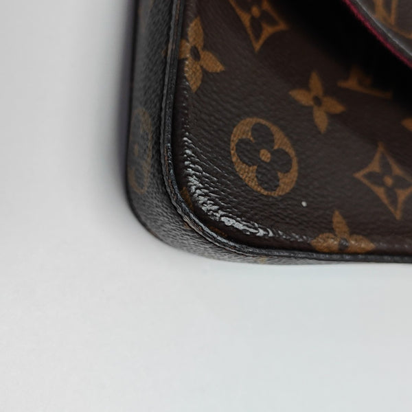 Félicie Monogram Lona Revestida Marrón