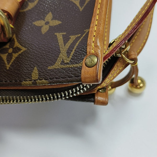 POPINCOURT Monogram Coated Canvas Brown