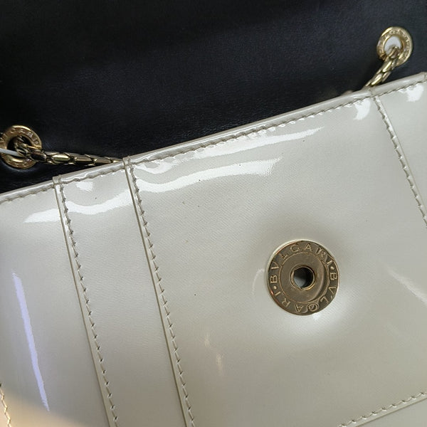 SERPENTI FOREVER Small Patent Leather White