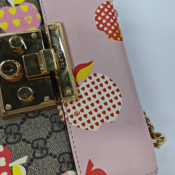 Padlock Small Monogram Coated Canvas Multicolor